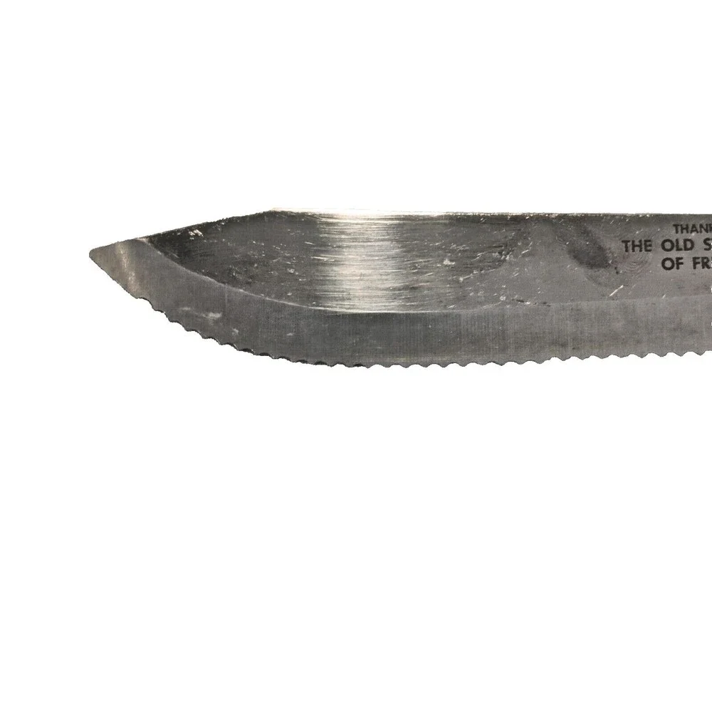 VTG Vernco Advertising Kitchen Serrated Knife The Old State Bank of Freemont, MI